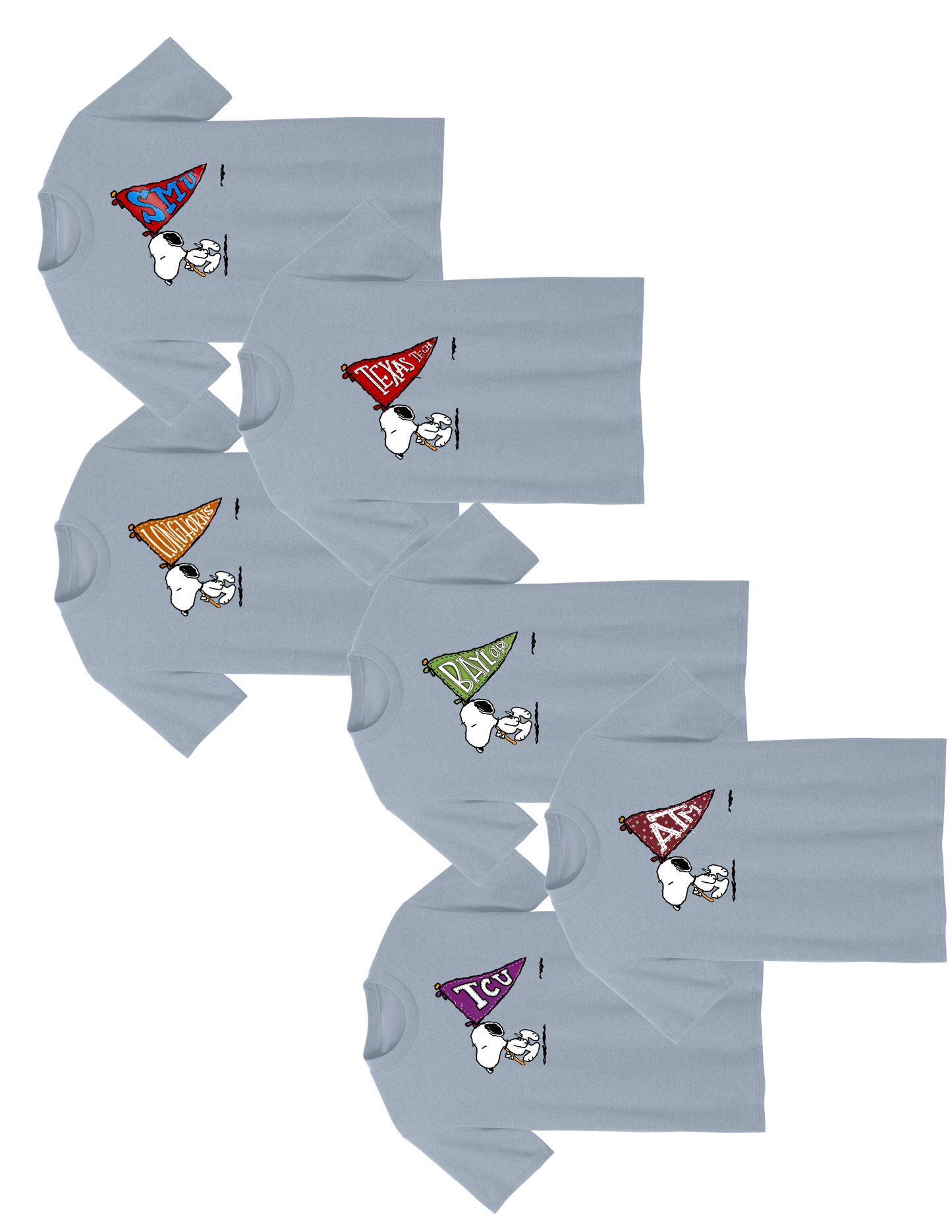 SWEATSHIRT Snoopy with team flag