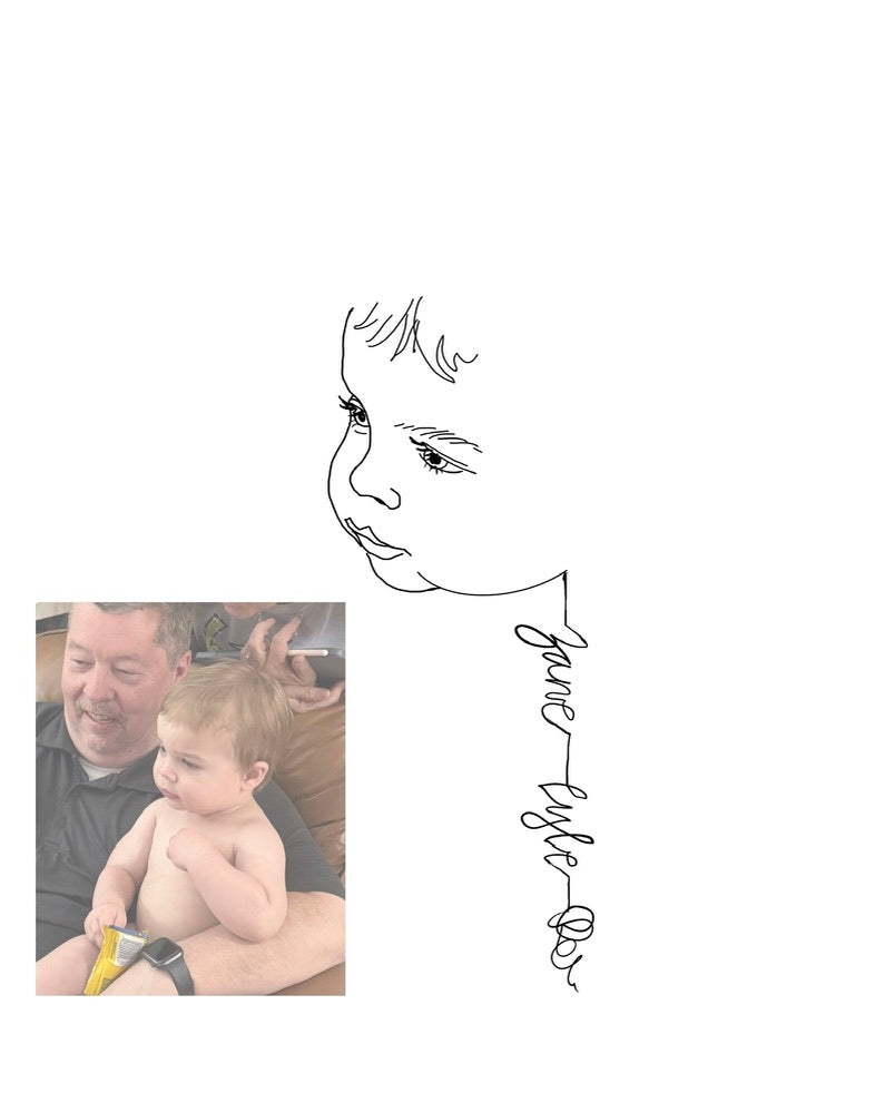 SILHOUETTE LINE DRAWING