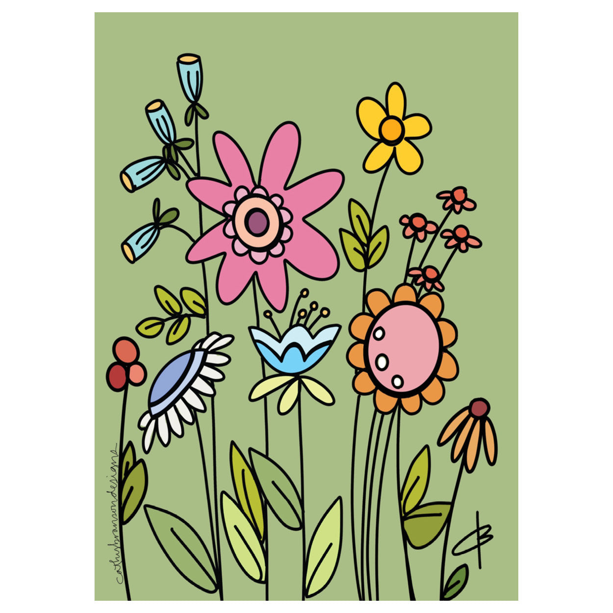 Flower cards