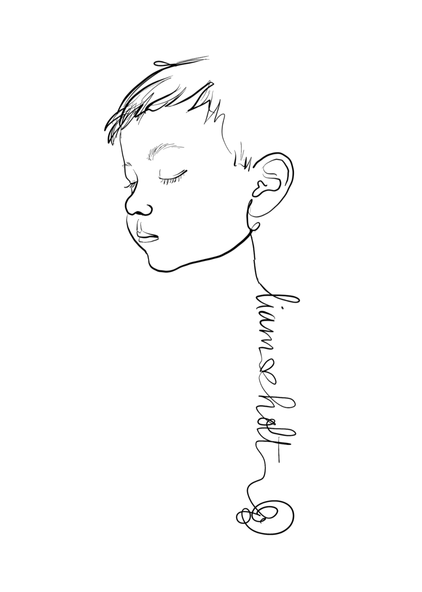 SILHOUETTE LINE DRAWING