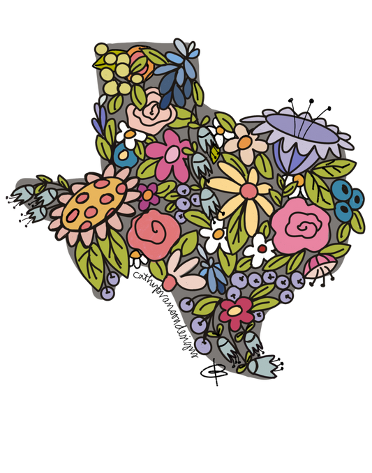 Texas flower Tee