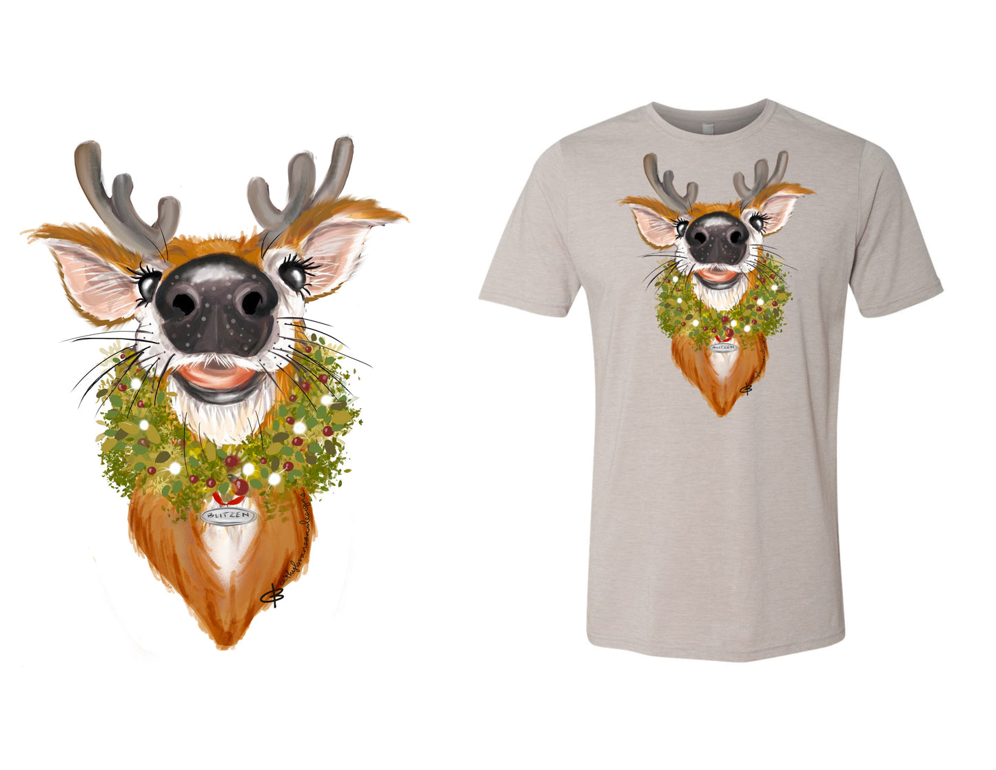 Blitzen tee