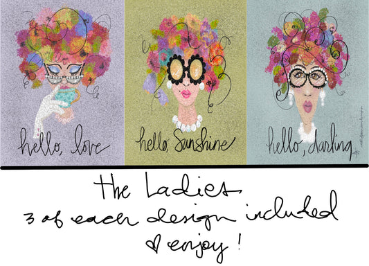 the LADIES card set